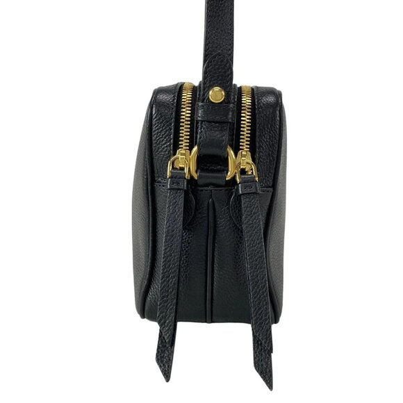 PRADA - Black Leather Shoulder Bag 745-081425 - Picture 4 of 14